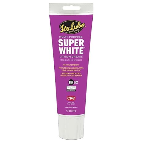 CRC SL3660 Super White Multi-Purpose Lithium Grease, 10 Wt Oz