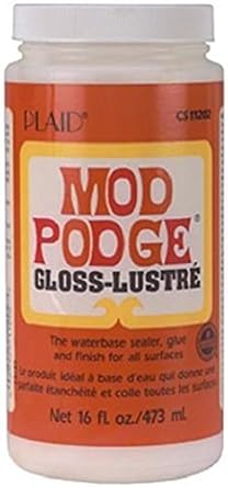 2x Mod Podge 16 oz Gloss Finish Coat, Multi-Colour