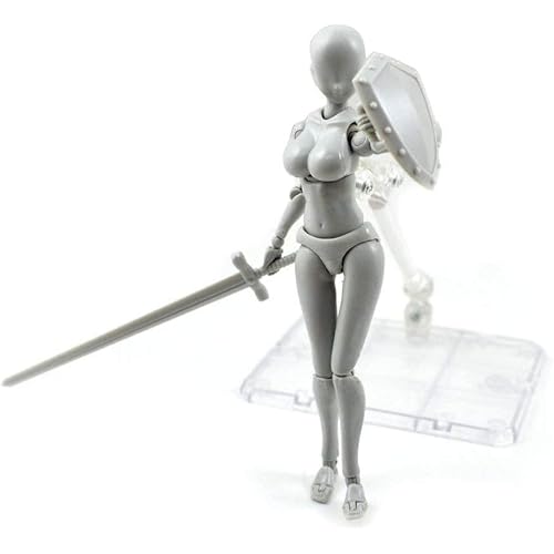 Body Kun Doll PVC Body Chan DX Set 2.0 Gray Color PVC Movebale Action Figure Model for SHF Gifts Female