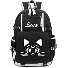 Anime Luminous Backpack School Bag Student Bookbag Laptop Rucksack Daypack