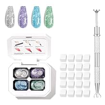 Ombre Gel, Gradient Painting Gel, Nail Polish gel Ombre Color Palette, Including 100 Nail Sponges and Grabbing Pen Suitable for Salons and Beginner DIY (B2)