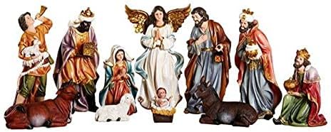 Avalon Gallery Christmas Nativity 11-Piece Set