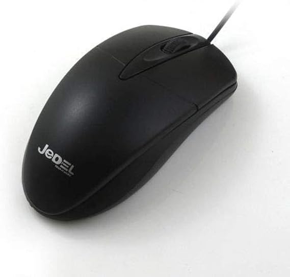 Jedel (CP72 Wired Optical Mouse, 1000 DPI, USB, Black
