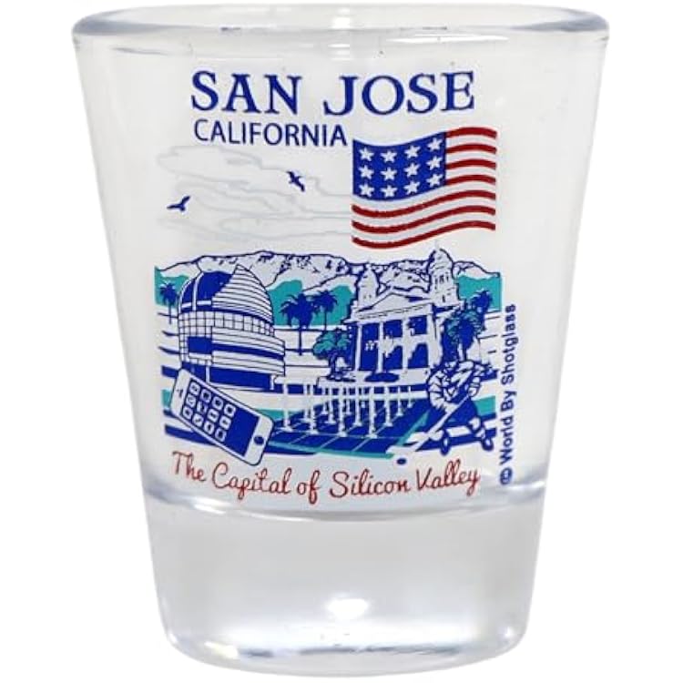 San Jose California Great American Cities Collection Shot Glass