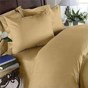 Best Seller Luxury Bed Sheet set! Elegance Linen 1500 Thread Count Egyptian Quality WRINKLE FREE LUXURY ULTRA SOFT 4 pcs Sheet set, Deep Pocket Up to 16" - QUEEN, Gold