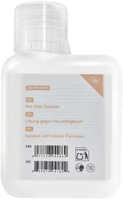 200ml AWH15-200M Pet Odor Solution Cleaning Solution, Deep Cleaning. Compatible With Mova E30 Ultra / S10 Plus / P10 Pro Ultra(1Pc)