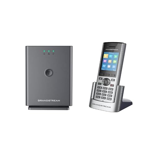 Grandstream DP752 Long-Range DECT Base Station  1 x DP730 Units DECT HD Handset 1 x DP730