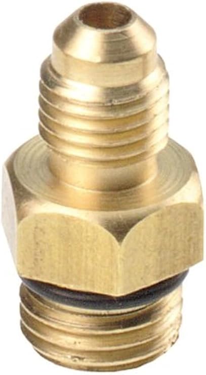 FJC 6018 R134a Coupler to R12 Hose Adapter 14mm x 1.5 x 1/4" Male Flare