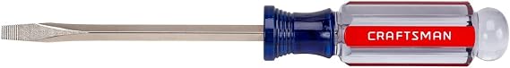 CRAFTSMAN Screwdriver, Slotted, Acetate Handle, 3/16 IN X 4 IN (CMHT65021)