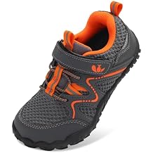 FEETCITY Kids Barefoot Shoes Boys Girls Sneakers Toddler Walking Shoes Kids Hiking Shoe Lightweight Outdoor Tennis Shoe