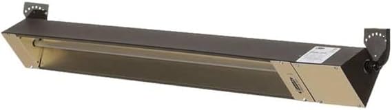 Fostoria TPI Corporation, OCH-57-208V-E, Fostoria OCH Quartz Tube Electric Indoor/Outdoor Infrared Heater, 59in lg, Steel, 208 Volts, 3000-Watts, No Cord, Direct Wire, Powder Coated Brown