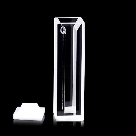 1pcs Micro Quartz Cuvette with lid(1750ul)