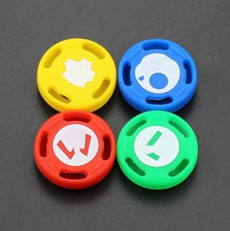 Silicone Thumb Grips Cover Case Analog Stick Joystick Covers Cap Non-Slip Thumb Stick Caps for NS Switch (A)