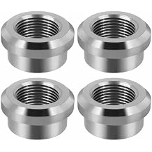 Aluminum 3/4" NPT Female Weld on Bung Weldable Fitting 4PCS