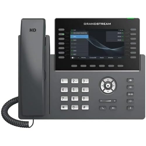 Grandstream GRP2650 IP Phone | 14 Lines, 6 SIP Accounts | 5-Inch Color Display | Wi-Fi 5 | Dual-Port Gigabit Ethernet with Integrated PoE