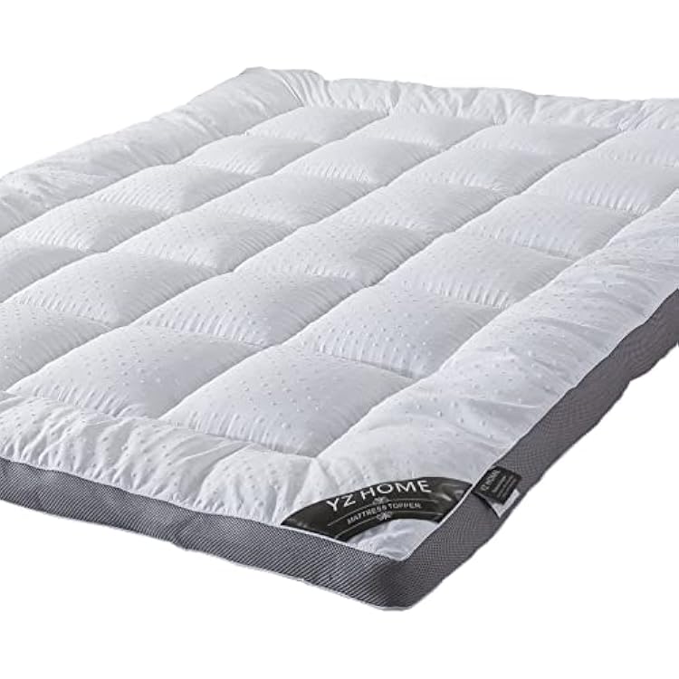 Mattress Topper Twin Mattress Pad Protector - Quality Plush Luxury Down Alternative Pillow Top - Extra Thick Mattress CoverTwin Size