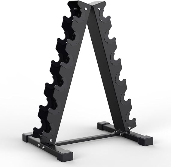Dumbbell Rack Compact Weight Rack for Dumbbell, Kettlebell, Barbell, Heavy Duty Weight Storage Organizer