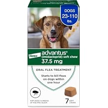 Advantus Dogs Fast Acting Oral Flea Treatment Soft Chewable 23 - 110 lbs. | 7 ct.