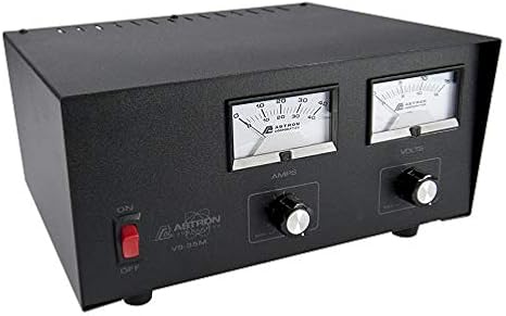 Astron VS-35M-AP Desktop Variable Voltage (2-15VDC) Linear Power Supply with Meters and Anderson Power Poles, 35A Peak, 25A Continuous