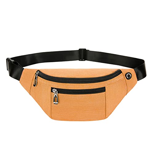 Fanny Pack for Men & Women, Fashion Waterproof Waist Packs with Adjustable Belt, Casual Bag Bum Bags for Travel Sports Running.