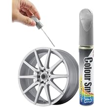 SCUARI Touch Up Paint for Cars,Wheel Paint,Car Accessories Car Paint Scratch Repair,Car Paint Pen,Car Scratch Remover Pen,Wheel Scratch Fix,Touch Up Paint Pen,Fit for Car Rim Scratch Repair (Silver)