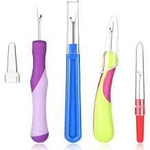 4 Pack Seam Ripper Tool Sewing Thread Stitch Ripper Handy Thread Remover Supplies Thread Threadripper Embroidery Accessories Notions for DIY Hand Crafting Quilting Cross Knitting