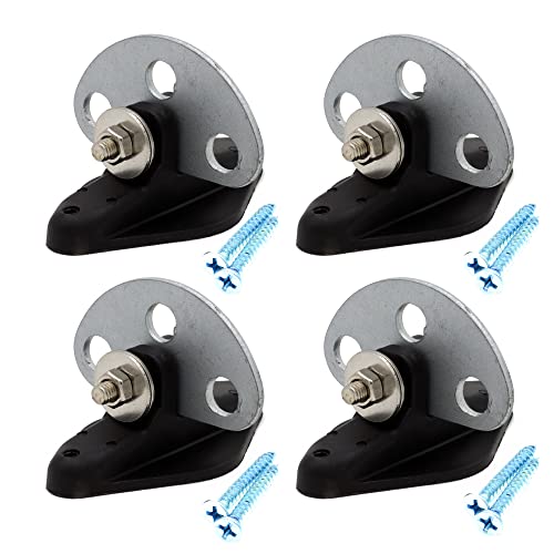 4 pcs pinlock insulators with 3 Point Gate Connector, Electric Fence Gate End