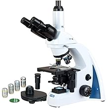 OMAX 40X-2000X Plan Infinity Phase Contrast Trinocular Siedentopf LED Lab Compound Microscope