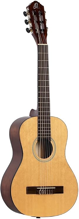 Ortega RST5 1/2 Guitar Nylon string guitar spruce top and catalpa body high gloss