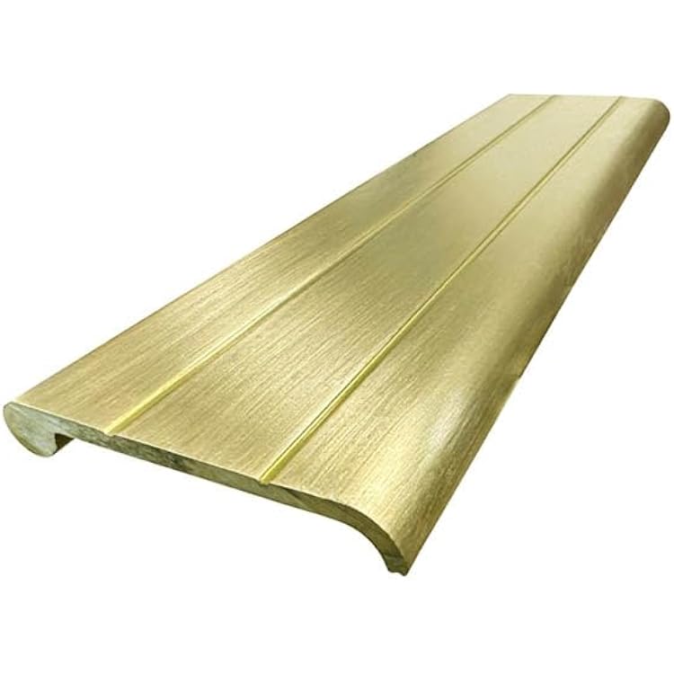 Architectural BronzeBrass Sectional Unit Door ThresholdSaddle AM-T2 516 H x 2 W Includes #10 x 1-12 Brass-Plated Screws Bronze, 60