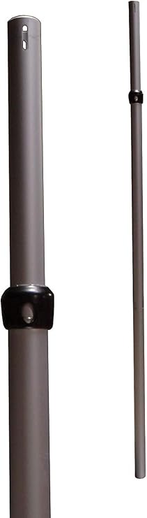 Adjustable Height Upright Pipe for use with Pipe and Drape Systems, 7-12 ft