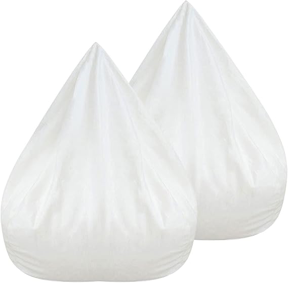 2PCS Pack Inner Liners for Bean Bag Chair,Bean Bag Inner Liner,Giant Inner Liners for Bean Bag Chairs,Easy Cleaning Cover Seat Lazy Sofa Bean Bag,Zipper Opening No Filler (100 x 120cm/39.4 x 47.2in)