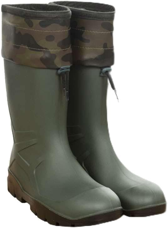 Khaki Boots Poly Concrete Boots Hunter-Fisherman Water Works 100% Waterproof (46)