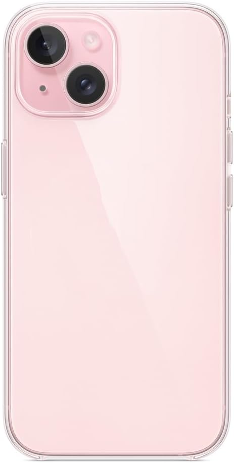 Coverzone iPhone 15 İle Uyumlu Yüksek Kalite Silikon Kılıf Süper Şeffaf ve pürüzsüz yüzeyli Silikon Kapak Şeffaf İphone 15