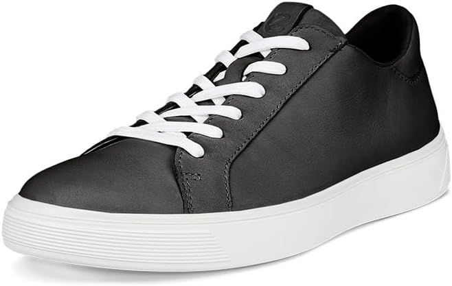 Eccoエコー Men's Street Tray Men's Genuine Leather Casual Sneaker Boots