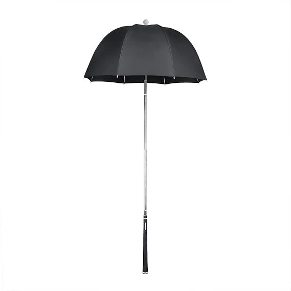 Orlimar Dri-Clubz Golf Bag Umbrella | Adjustable Height Spring Top Replaces Your Rain Cover