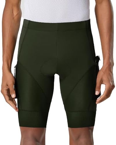 YKYWBIKE Cycling Shorts Men with Pockets,4D Padded Bike Shorts for Men,Biker Short UPF 50+ MTB Bicycle Road Biking Short