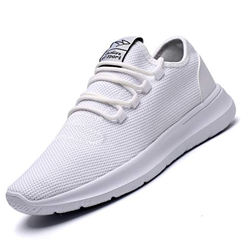 KEEZMZ Mens Running Shoes Fashion Breathable Sneakers Mesh Soft Sole Casual Athletic Lightweight