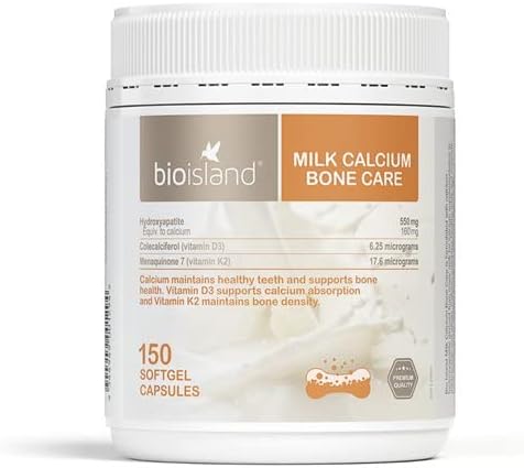 Bio Island Milk Calcium Bone Care 150 Softgel Capsules