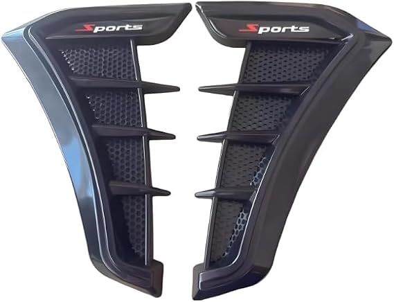Car Side Fender Vents Air Flow Intake Decorative Sticker for Subaru Forester 2019-2024, Glossy Black Side Body Spoiler Wing Trim Accessories, 2Pcs