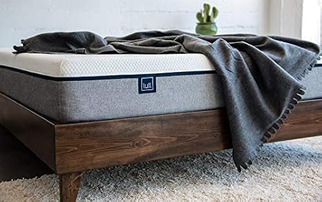 Lull Platform Bed Frame | Wooden Bed Frame with Slatted Base | Mattress Frame | Twin Bed Frame No Box Spring Needed | Modern Design & Easy to Assemble Pine Wood Construction