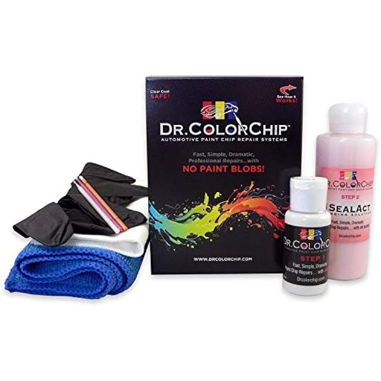 Dr. ColorChip Road Rash Automobile Touch-Up Paint Kit, Compatible with the 2000 Chrysler 300M, Shale Green Metallic GRXGR