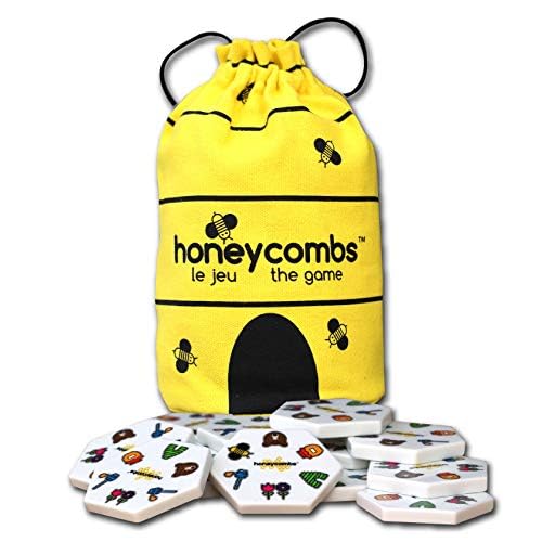 Honeycombs Game - Family Game, Matching Game, Educational, Cognitive Development, Easy to Learn, Award Winning, Educational, Classroom, 3 Ways to Play, Fun Birthday Gift for Kids, Ages 5, 1-8 Players