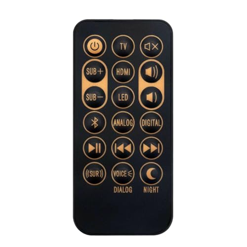 Replaced Remote Control Compatible with Klipsch Sound Bar Speaker RSB-3 RSB3 R4B R-4B RSB8 RSB-8 1062590 RSB6 RSB-6 RSB-11 RSB-14