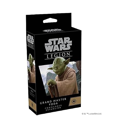 Star Wars: Legion Grand Master Yoda COMMANDER EXPANSION - The Iconic Jedi Master! Tabletop Miniatures Strategy Game for Kids and Adults, Ages 14+, 2 Players, 3 Hour Playtime, Made by Atomic Mass Games