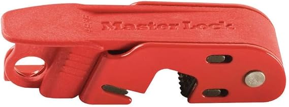 Master Lock 493B Grip Tight™ Circuit Breaker Lockout for Electrical Lockout on Standard Single and Double Toggles, 13 x 7 x 3 cm