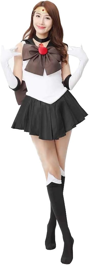 Women's Meiou Setsuna Cosplay Costume 7 Pcs Set