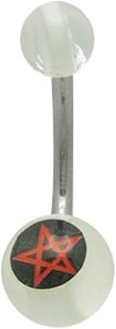 BodyJewelryOnline Star Logo Navel Barbell
