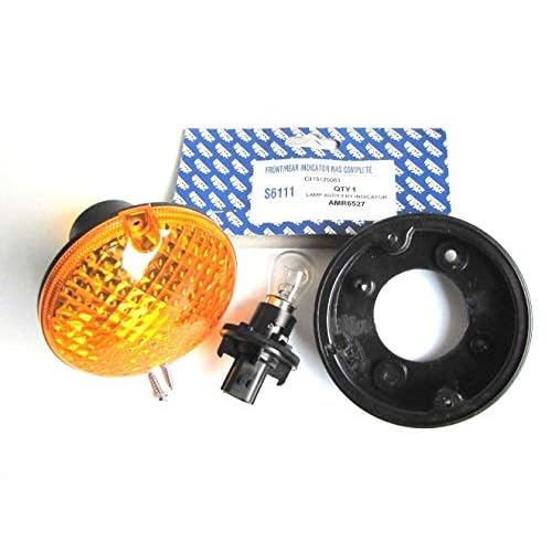 Wipac Nas Front Or Rear Amber Indicator Light With Plinth Compatible With Land Rover Defender, Part # Amr6527