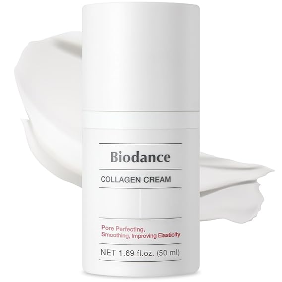 BIODANCE Collagen Cream (Essential), Firming Facial Moisturizer with Collagen, Mineral Water, Hyaluronic Acid for Face, Korean Skincare | 1.69 fl.oz, 50ml